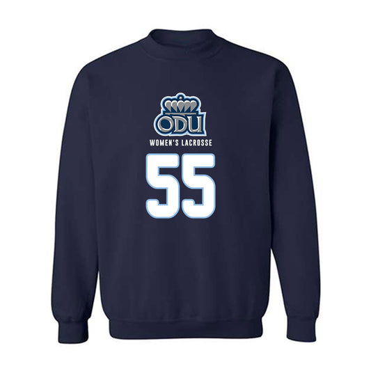 Old Dominion - NCAA Women's Lacrosse : Sarah Murrell - Replica Shersey Crewneck Sweatshirt