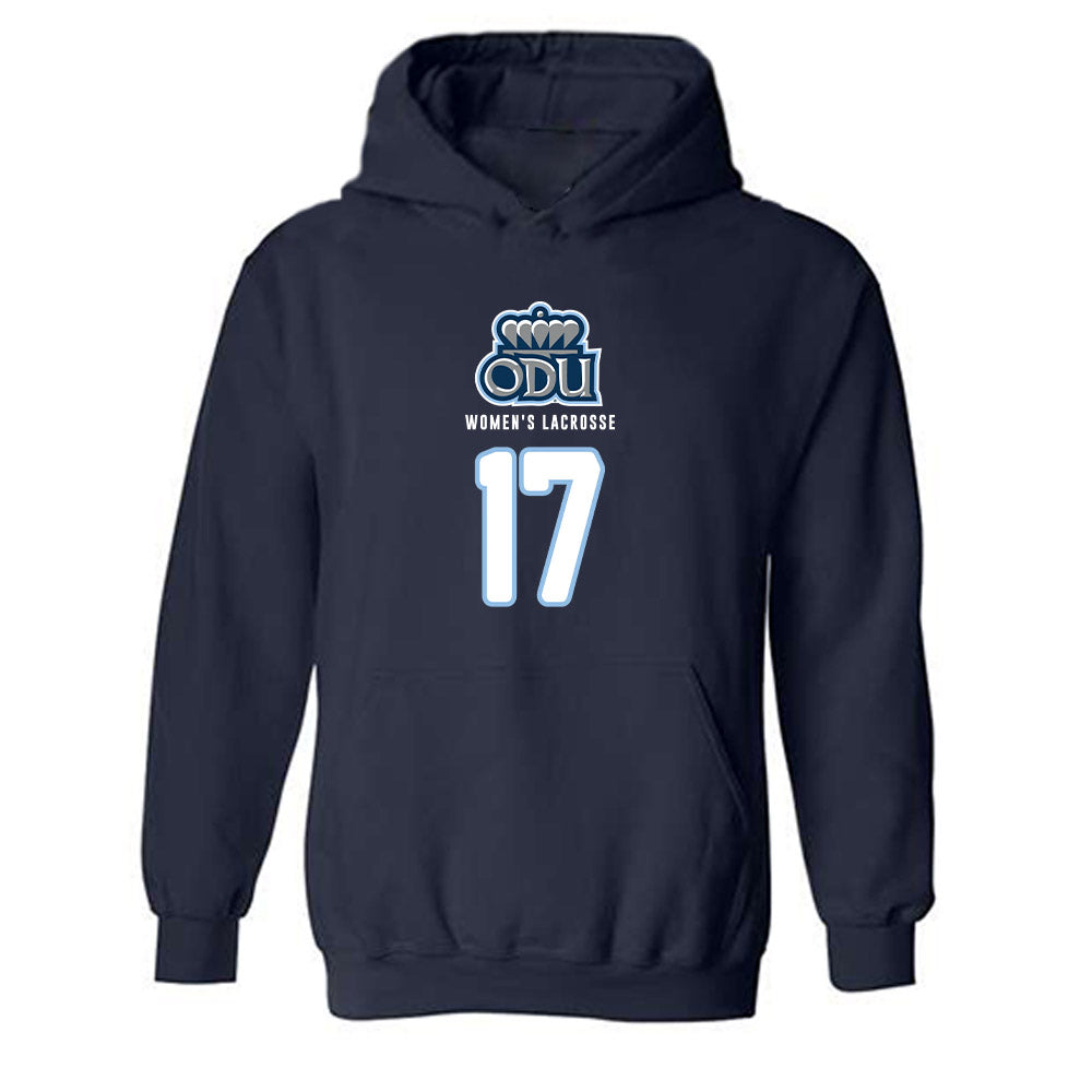 Old Dominion - NCAA Women's Lacrosse : Aryanna Branch - Replica Shersey Hooded Sweatshirt-0