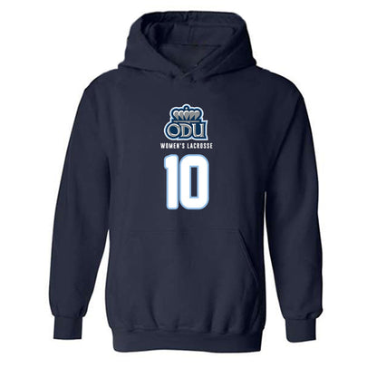 Old Dominion - NCAA Women's Lacrosse : Ashley Greene - Replica Shersey Hooded Sweatshirt-0