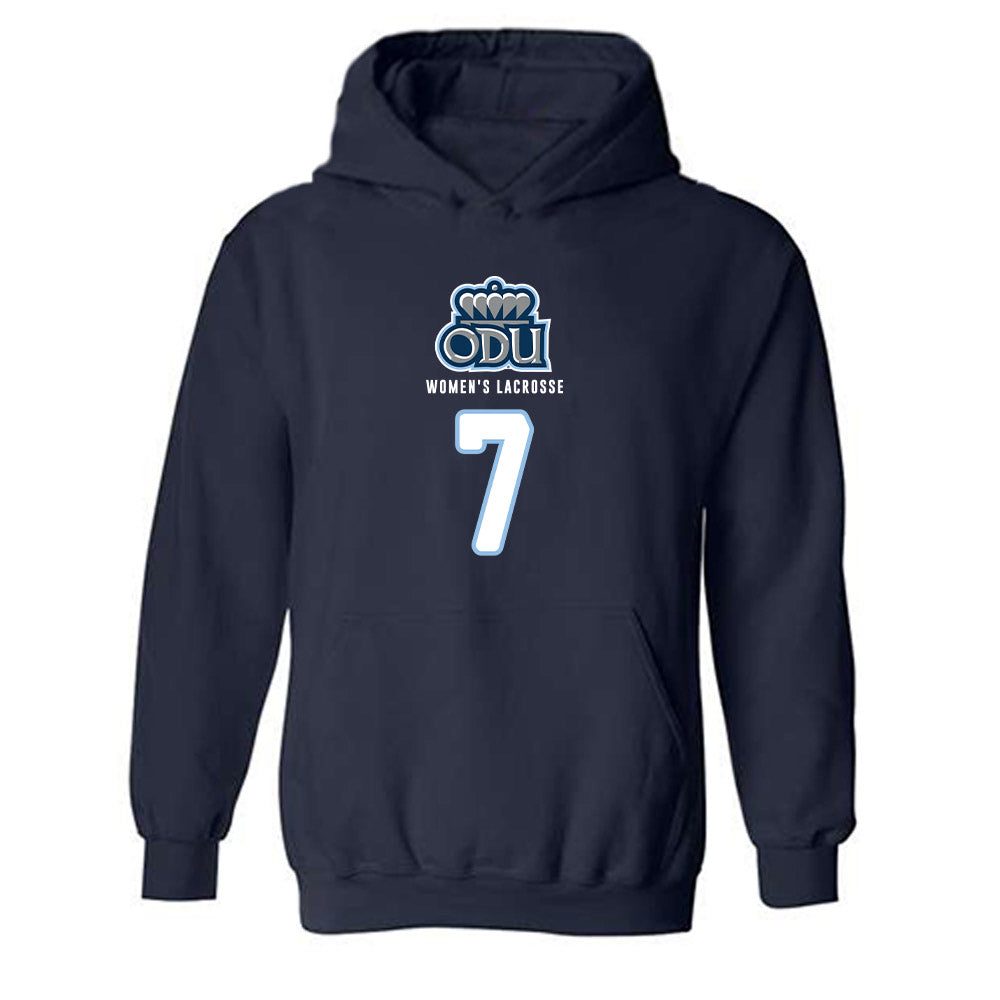 Old Dominion - NCAA Women's Lacrosse : Brooke Frishman - Replica Shersey Hooded Sweatshirt