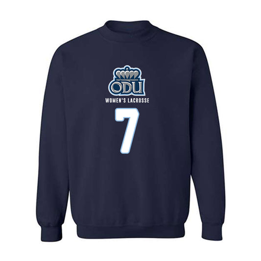 Old Dominion - NCAA Women's Lacrosse : Brooke Frishman - Replica Shersey Crewneck Sweatshirt