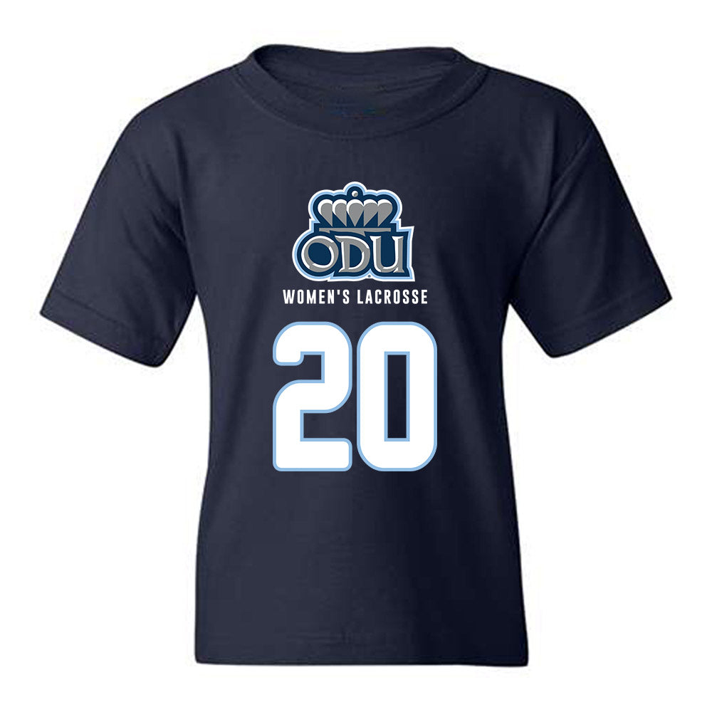 Old Dominion - NCAA Women's Lacrosse : Macy Steinwedel - Replica Shersey Youth T-Shirt-0