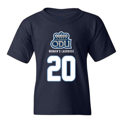 Old Dominion - NCAA Women's Lacrosse : Macy Steinwedel - Replica Shersey Youth T-Shirt-0