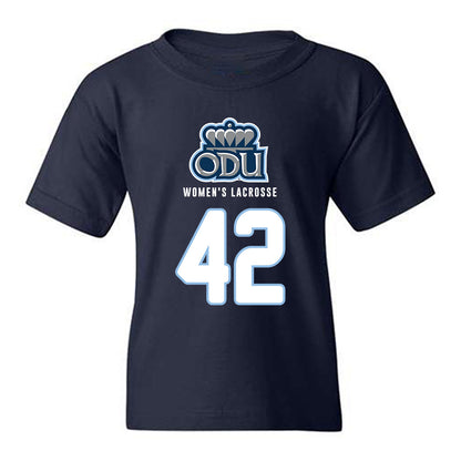 Old Dominion - NCAA Women's Lacrosse : Audrey Beck - Replica Shersey Youth T-Shirt-0