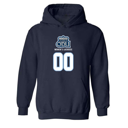 Old Dominion - NCAA Women's Lacrosse : Payton Kelly - Replica Shersey Hooded Sweatshirt-0