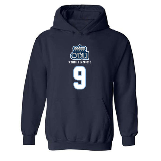 Old Dominion - NCAA Women's Lacrosse : Kylie O'Donnell - Replica Shersey Hooded Sweatshirt