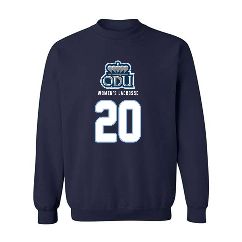 Old Dominion - NCAA Women's Lacrosse : Macy Steinwedel - Replica Shersey Crewneck Sweatshirt-0