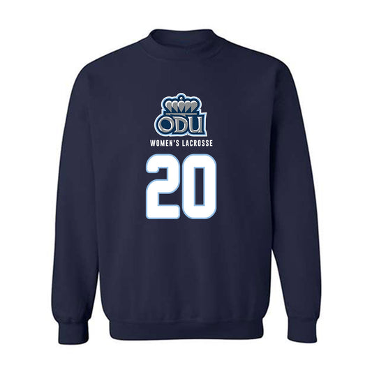 Old Dominion - NCAA Women's Lacrosse : Macy Steinwedel - Replica Shersey Crewneck Sweatshirt-0