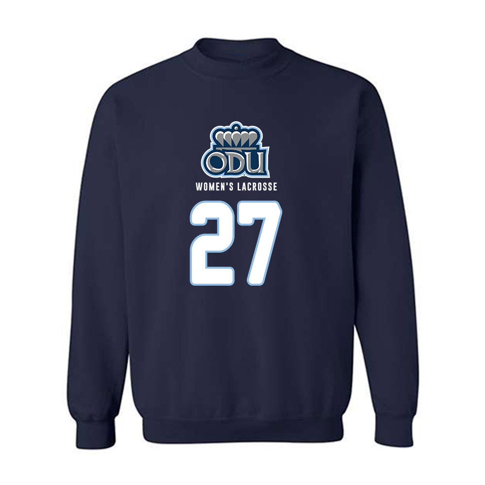 Old Dominion - NCAA Women's Lacrosse : Peyton Marohl - Replica Shersey Crewneck Sweatshirt-0