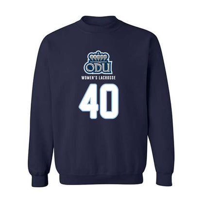 Old Dominion - NCAA Women's Lacrosse : Katie Pfeiler - Replica Shersey Crewneck Sweatshirt