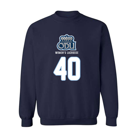 Old Dominion - NCAA Women's Lacrosse : Katie Pfeiler - Replica Shersey Crewneck Sweatshirt