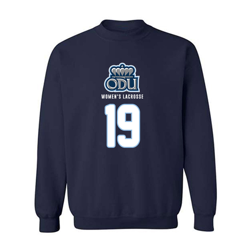 Old Dominion - NCAA Women's Lacrosse : Sophia Licardi - Replica Shersey Crewneck Sweatshirt-0
