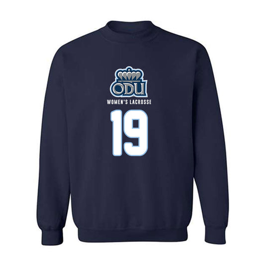 Old Dominion - NCAA Women's Lacrosse : Sophia Licardi - Replica Shersey Crewneck Sweatshirt-0