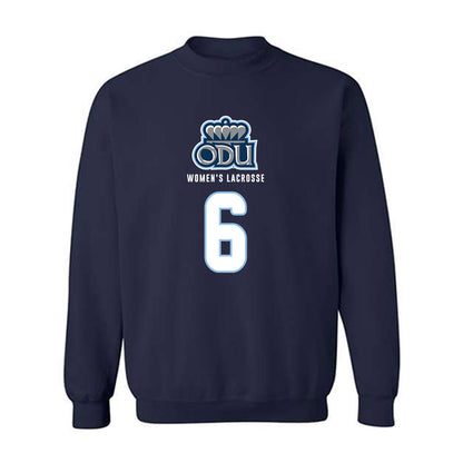 Old Dominion - NCAA Women's Lacrosse : Ella Bowen - Replica Shersey Crewneck Sweatshirt