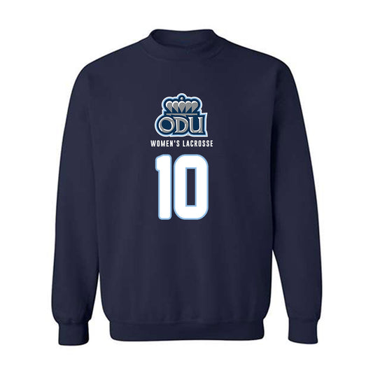 Old Dominion - NCAA Women's Lacrosse : Ashley Greene - Replica Shersey Crewneck Sweatshirt-0