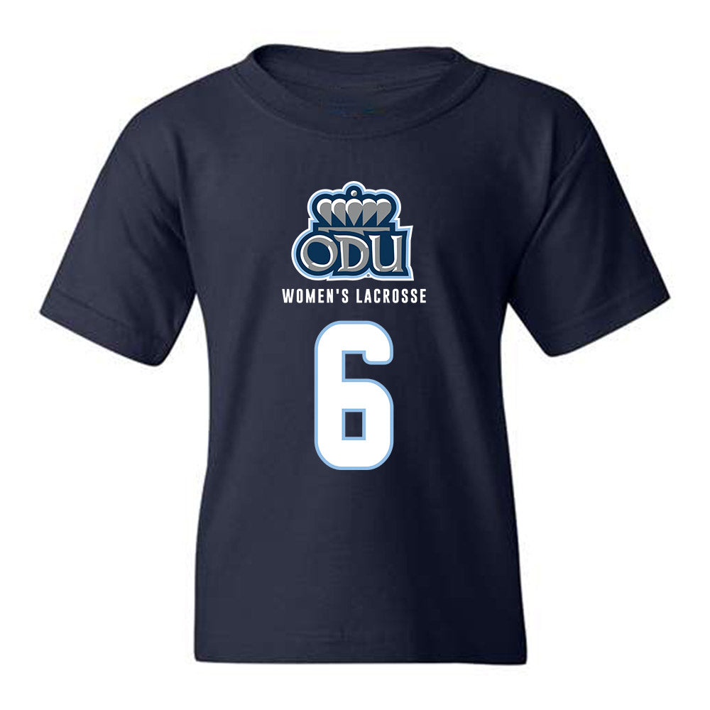 Old Dominion - NCAA Women's Lacrosse : Ella Bowen - Replica Shersey Youth T-Shirt