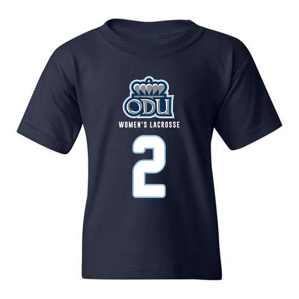 Old Dominion - NCAA Women's Lacrosse : Lydia Laney - Replica Shersey Youth T-Shirt