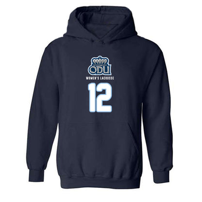 Old Dominion - NCAA Women's Lacrosse : Alexandra Kulinski - Replica Shersey Hooded Sweatshirt