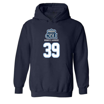 Old Dominion - NCAA Women's Lacrosse : Saoirse O'Connof - Replica Shersey Hooded Sweatshirt-0