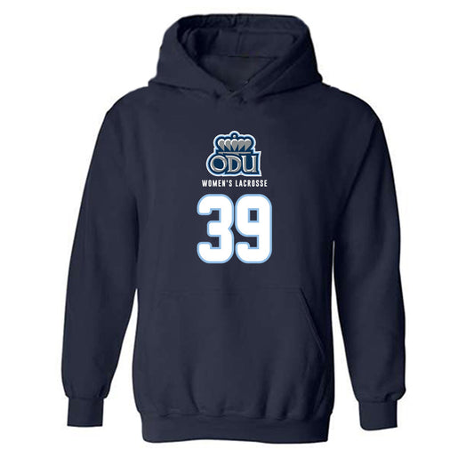 Old Dominion - NCAA Women's Lacrosse : Saoirse O'Connof - Replica Shersey Hooded Sweatshirt-0