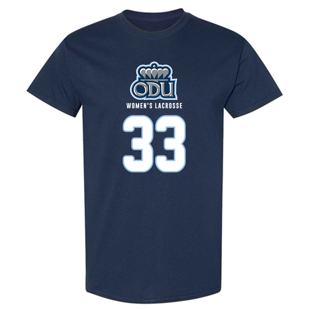 Old Dominion - NCAA Women's Lacrosse : Natalie Calandra-Ryan - Replica Shersey T-Shirt-0