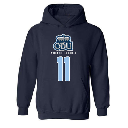 Old Dominion - NCAA Women's Field Hockey : Alexandra Bandura - Replica Shersey Hooded Sweatshirt