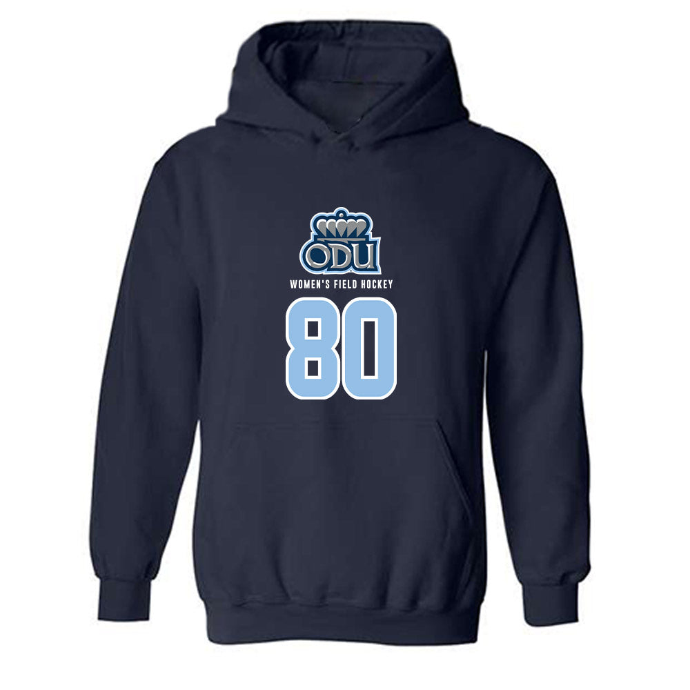 Old Dominion - NCAA Women's Field Hockey : Elsa Goldsberry - Replica Shersey Hooded Sweatshirt-0