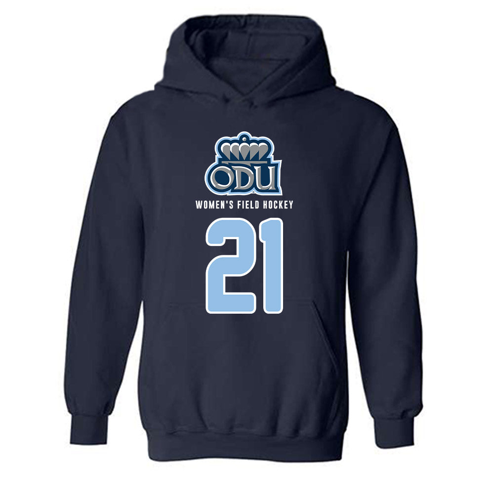 Old Dominion - NCAA Women's Field Hockey : Mackenzie Olsommer - Replica Shersey Hooded Sweatshirt