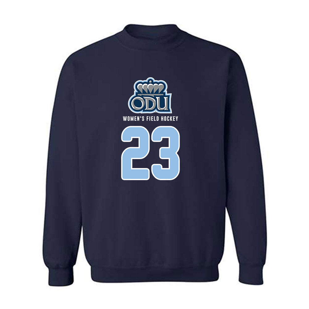Old Dominion - NCAA Women's Field Hockey : Claire Hitchings - Replica Shersey Crewneck Sweatshirt-0