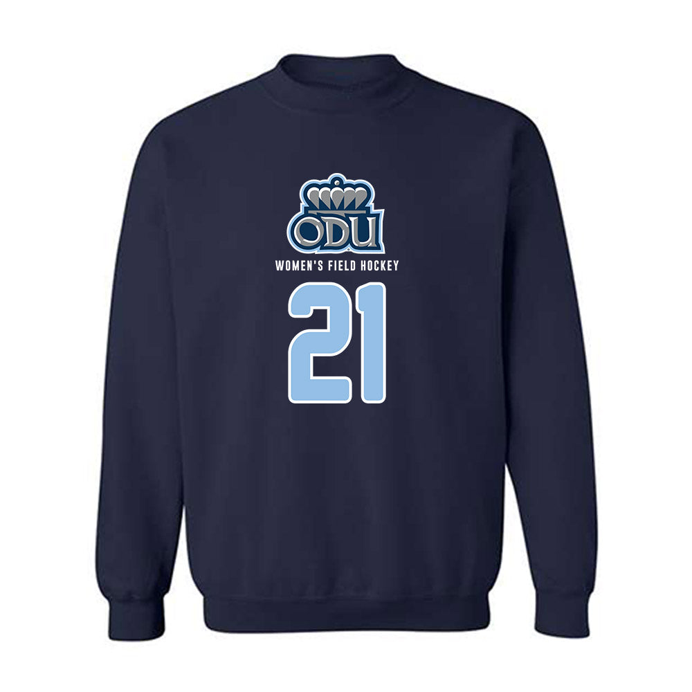 Old Dominion - NCAA Women's Field Hockey : Mackenzie Olsommer - Replica Shersey Crewneck Sweatshirt