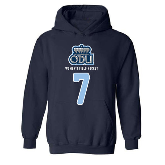 Old Dominion - NCAA Women's Field Hockey : Serena Langendoen - Replica Shersey Hooded Sweatshirt