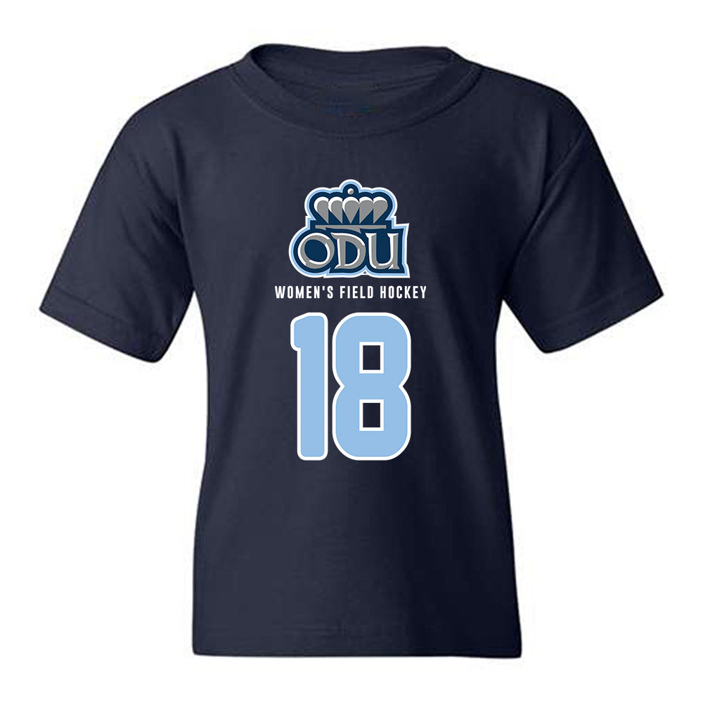 Old Dominion - NCAA Women's Field Hockey : Katie Bates - Replica Shersey Youth T-Shirt-0