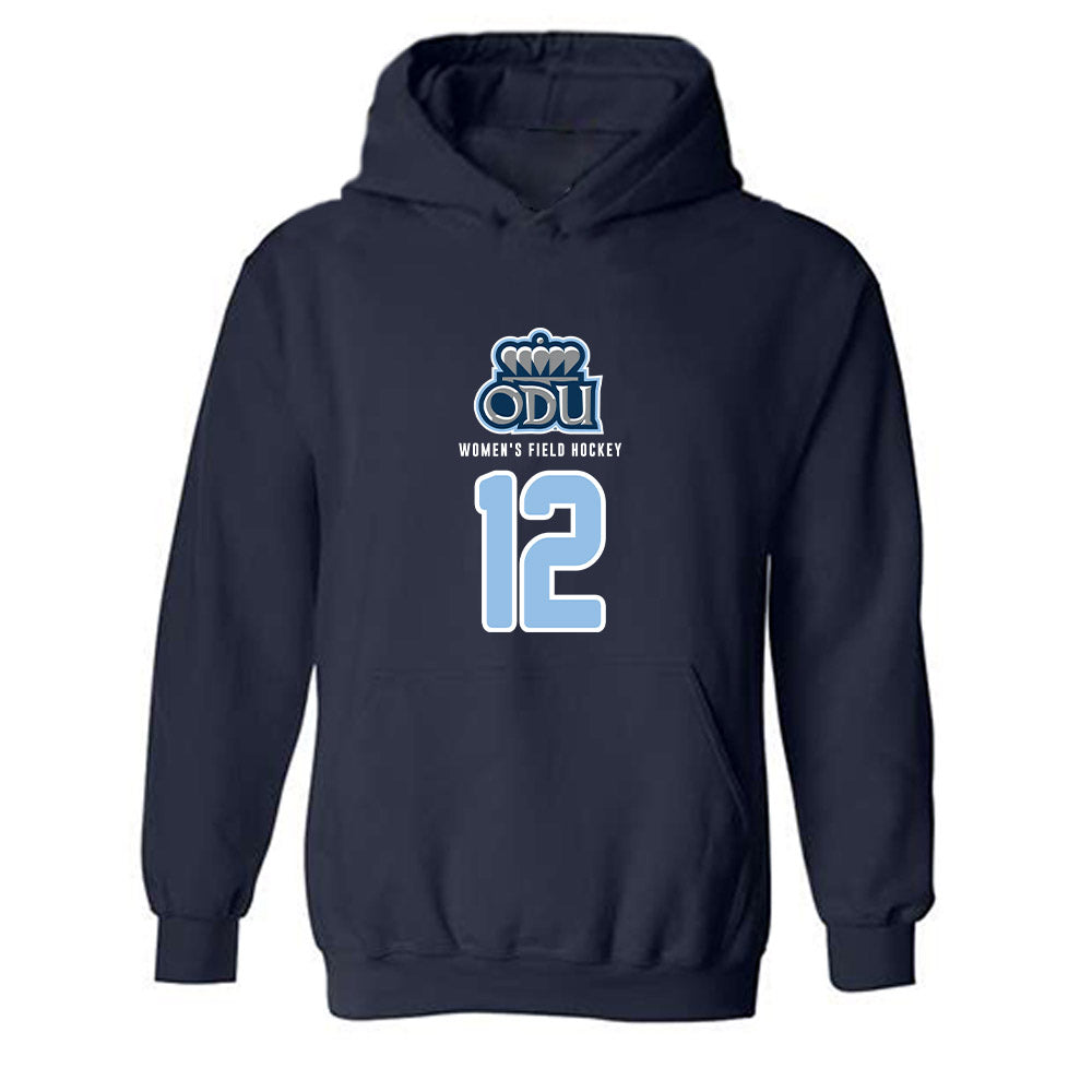 Old Dominion - NCAA Women's Field Hockey : Cosima Perleth - Replica Shersey Hooded Sweatshirt-0