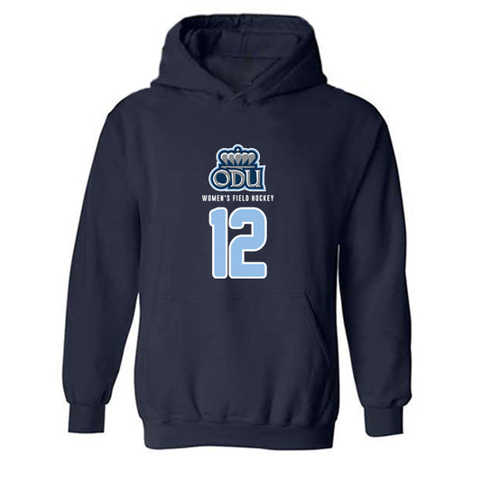 Old Dominion - NCAA Women's Field Hockey : Cosima Perleth - Replica Shersey Hooded Sweatshirt-0