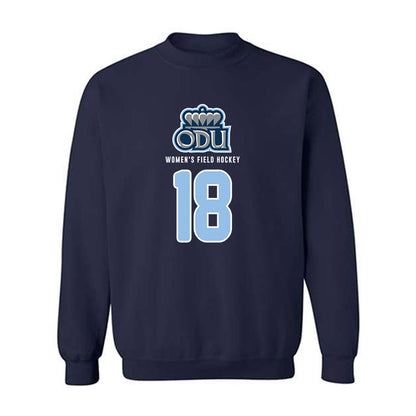 Old Dominion - NCAA Women's Field Hockey : Katie Bates - Replica Shersey Crewneck Sweatshirt-0