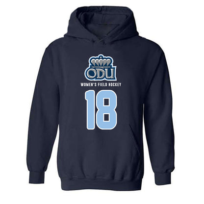 Old Dominion - NCAA Women's Field Hockey : Rina Tsioles - Replica Shersey Hooded Sweatshirt