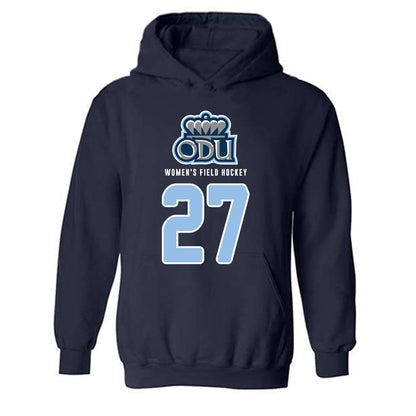 Old Dominion - NCAA Women's Field Hockey : Nicolette Saccomandi - Replica Shersey Hooded Sweatshirt