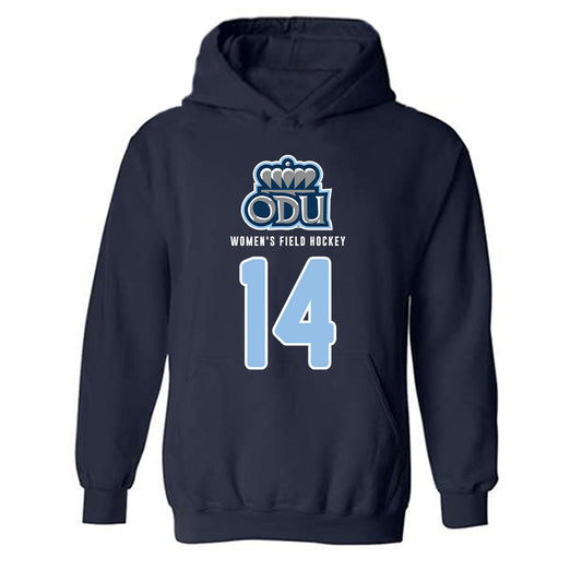 Old Dominion - NCAA Women's Field Hockey : Tess Jedeloo - Replica Shersey Hooded Sweatshirt