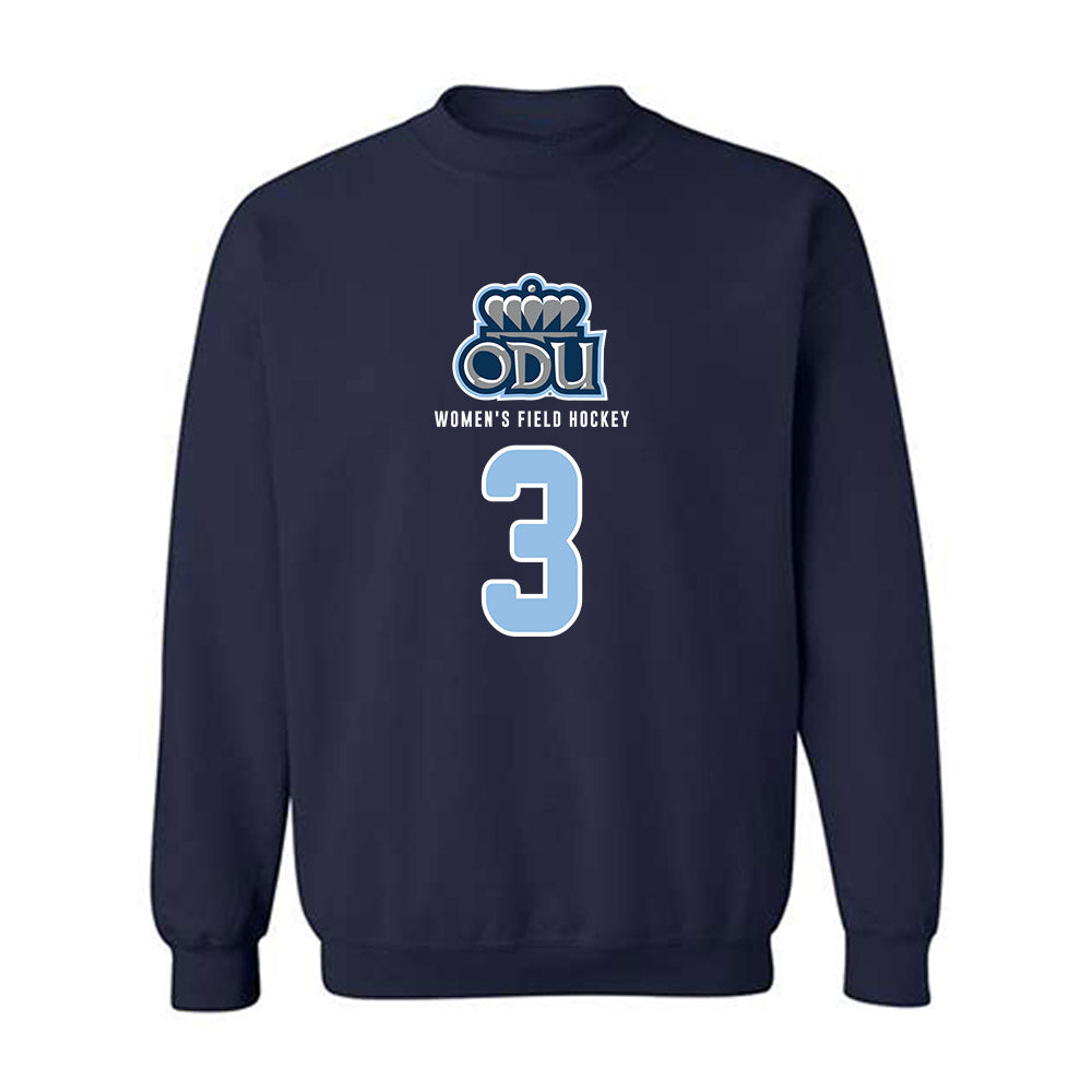 Old Dominion - NCAA Women's Field Hockey : Samantha Garden - Replica Shersey Crewneck Sweatshirt