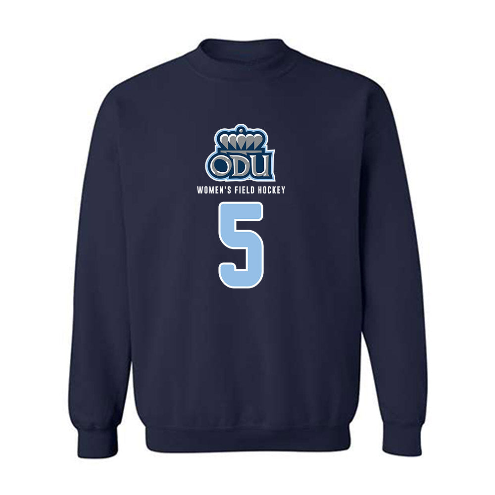 Old Dominion - NCAA Women's Field Hockey : Serena Langendoen - Replica Shersey Crewneck Sweatshirt-0