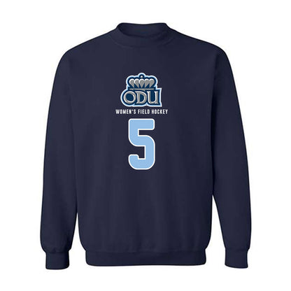 Old Dominion - NCAA Women's Field Hockey : Serena Langendoen - Replica Shersey Crewneck Sweatshirt-0