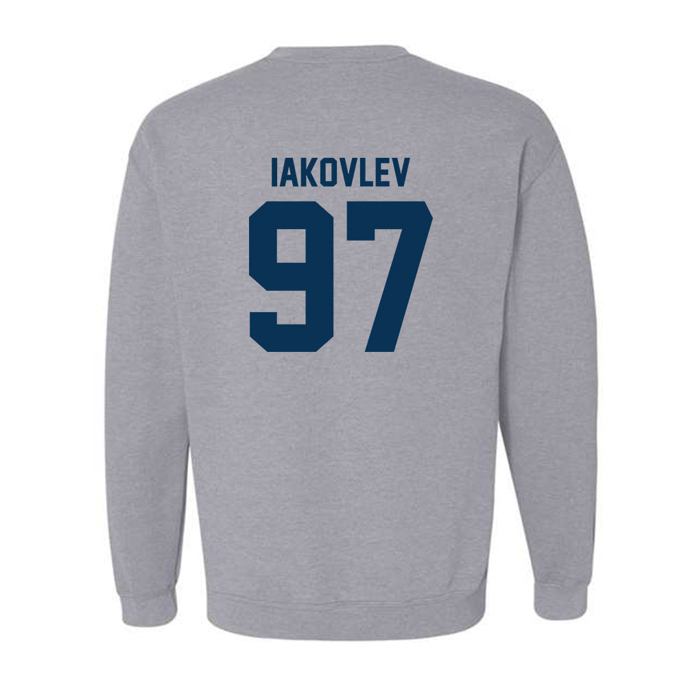 Old Dominion - NCAA Football : Mikhail Iakovlev - Classic Shersey Crewneck Sweatshirt-1
