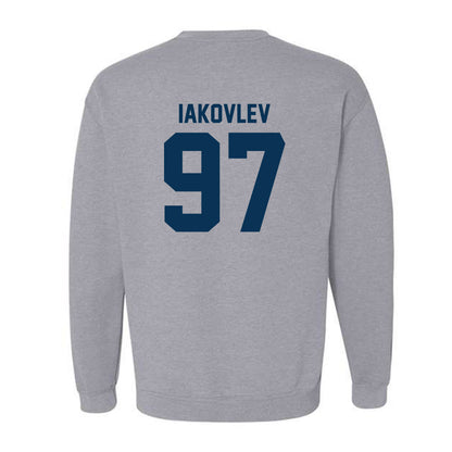 Old Dominion - NCAA Football : Mikhail Iakovlev - Classic Shersey Crewneck Sweatshirt-1