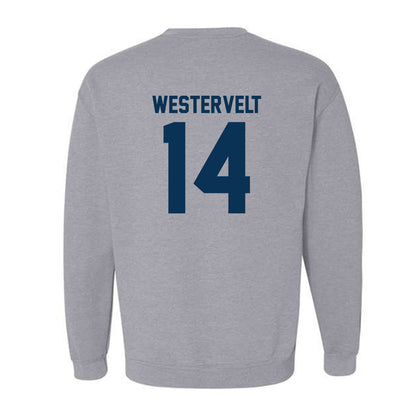 Old Dominion - NCAA Women's Lacrosse : Anna Westervelt - Classic Shersey Crewneck Sweatshirt-1