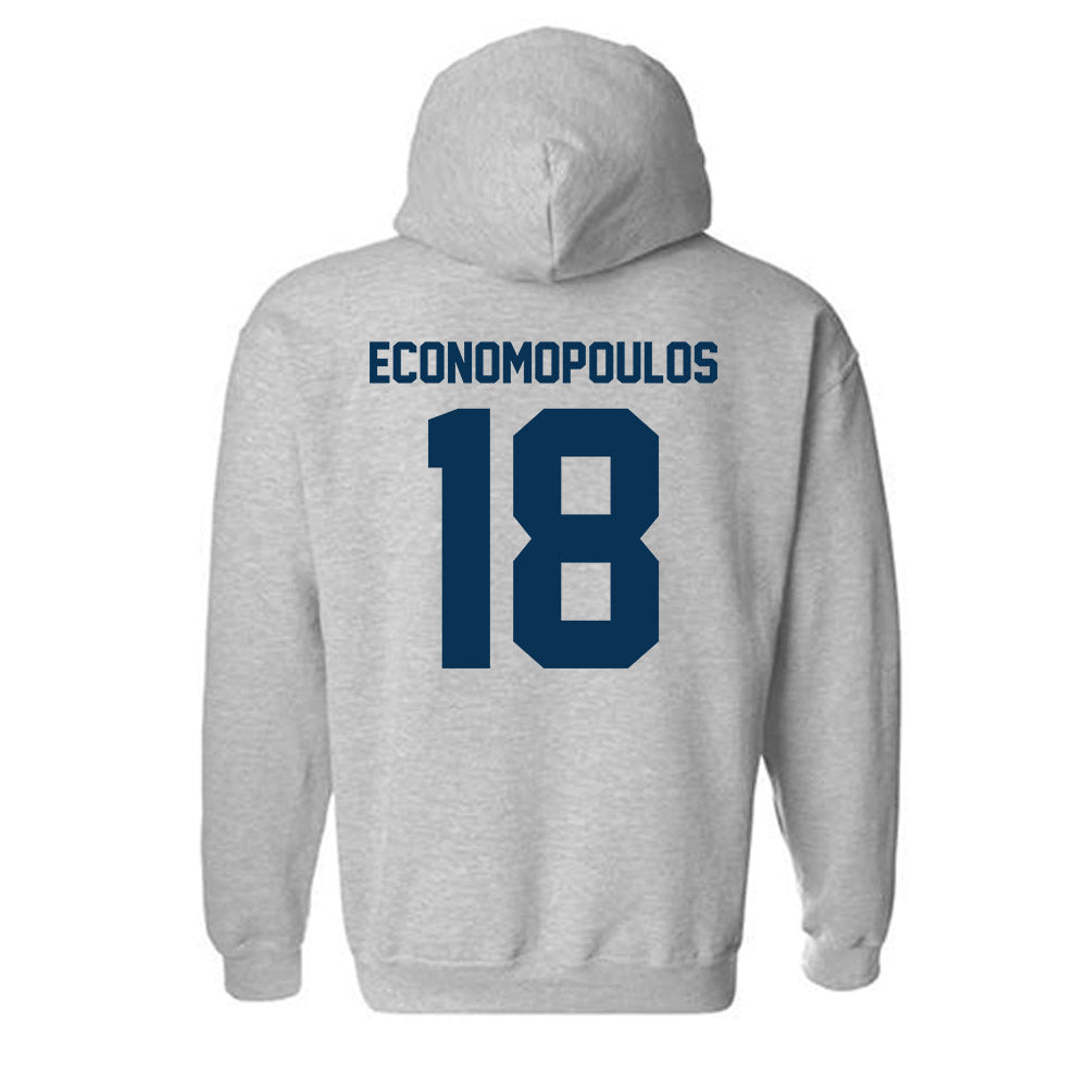 Old Dominion - NCAA Women's Soccer : Ashley Economopoulos - Classic Shersey Hooded Sweatshirt-1