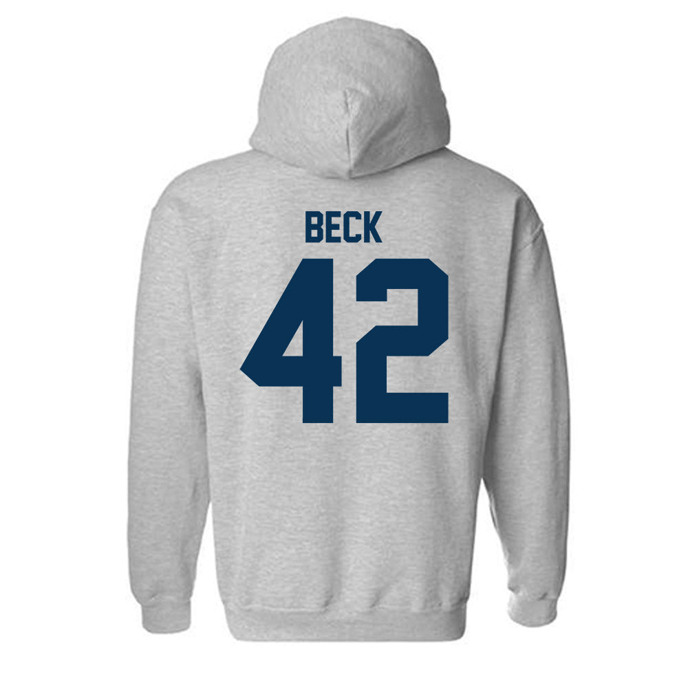Old Dominion - NCAA Women's Lacrosse : Audrey Beck - Classic Shersey Hooded Sweatshirt-1