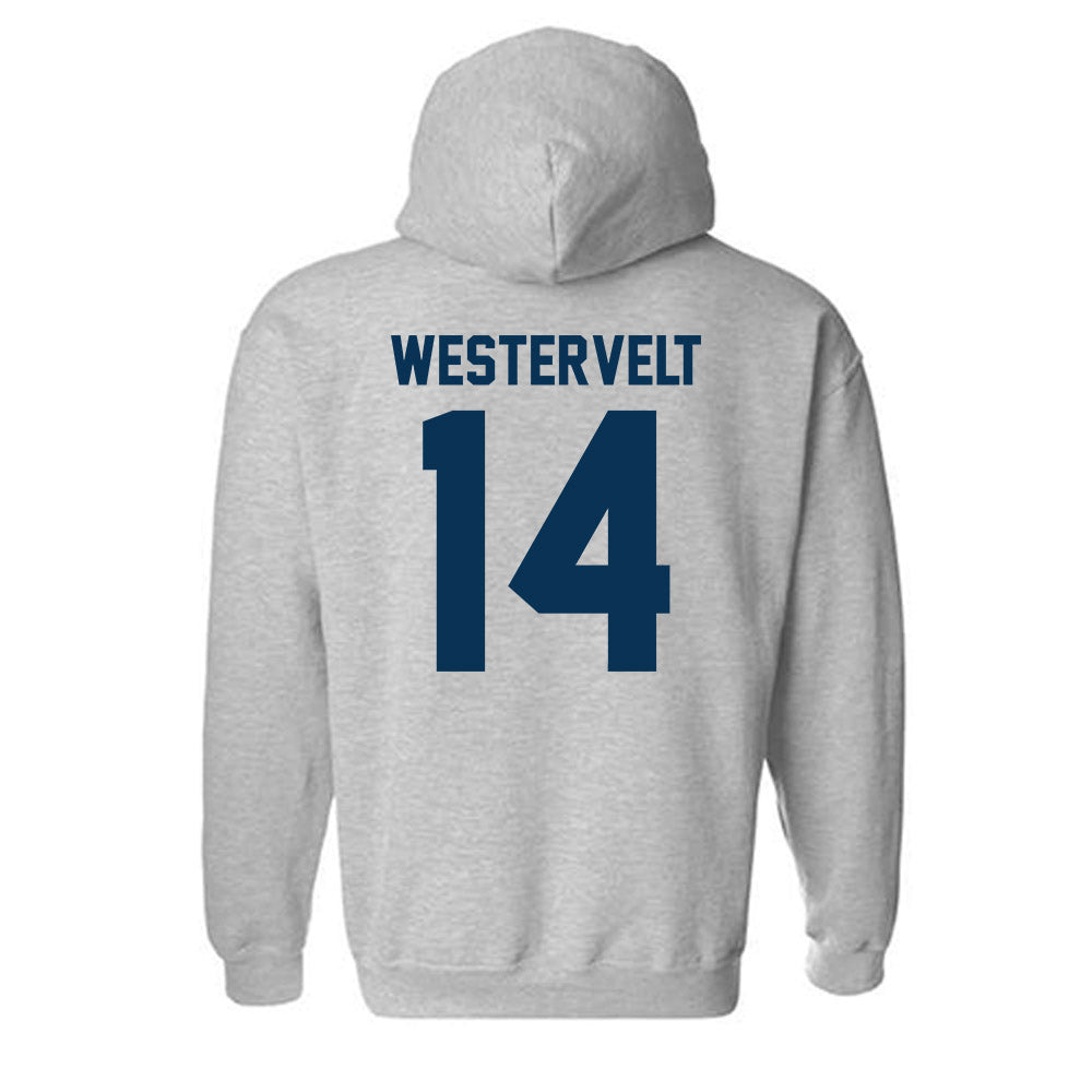 Old Dominion - NCAA Women's Lacrosse : Anna Westervelt - Classic Shersey Hooded Sweatshirt-1