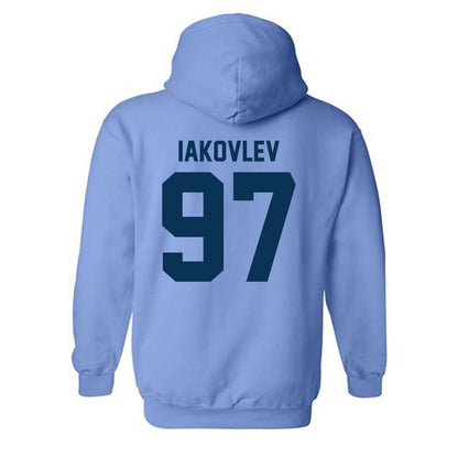 Old Dominion - NCAA Football : Mikhail Iakovlev - Classic Shersey Hooded Sweatshirt-1
