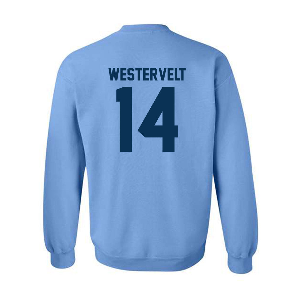 Old Dominion - NCAA Women's Lacrosse : Anna Westervelt - Classic Shersey Crewneck Sweatshirt-1