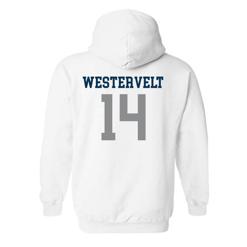 Old Dominion - NCAA Women's Lacrosse : Anna Westervelt - Classic Shersey Hooded Sweatshirt-1